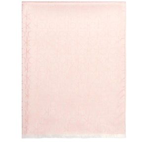 Calvin Klein CK Logo Printed Wrap Scarf - Pink